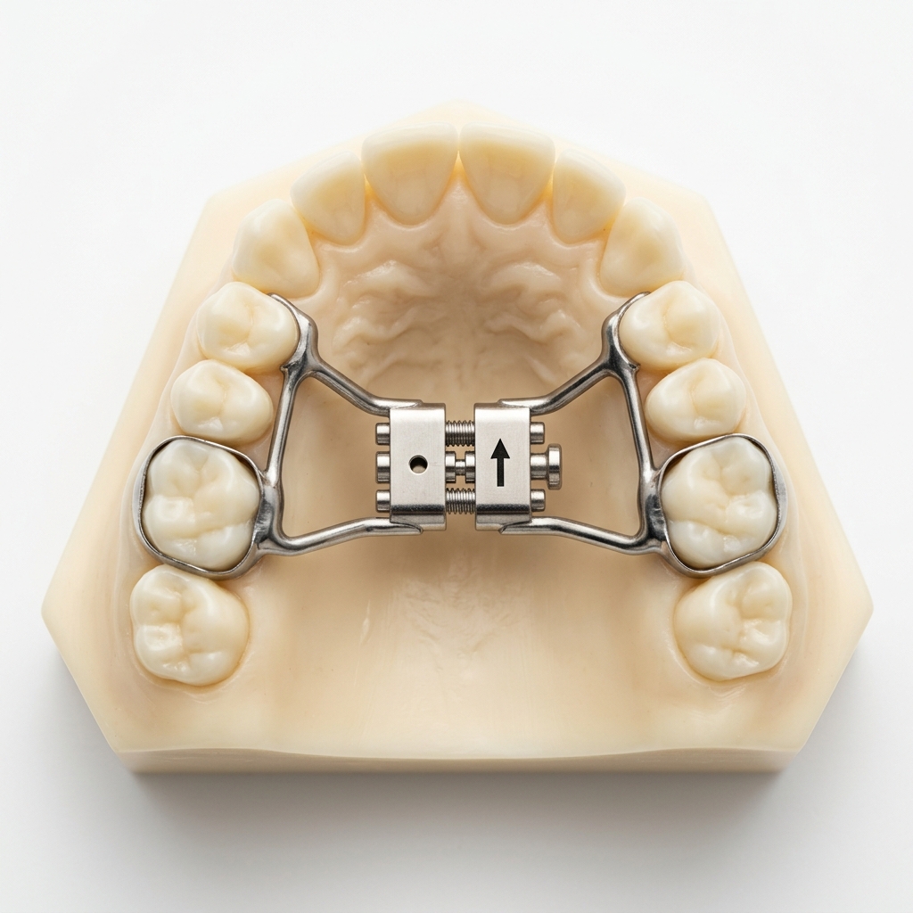 Palatal expander appliance demonstration